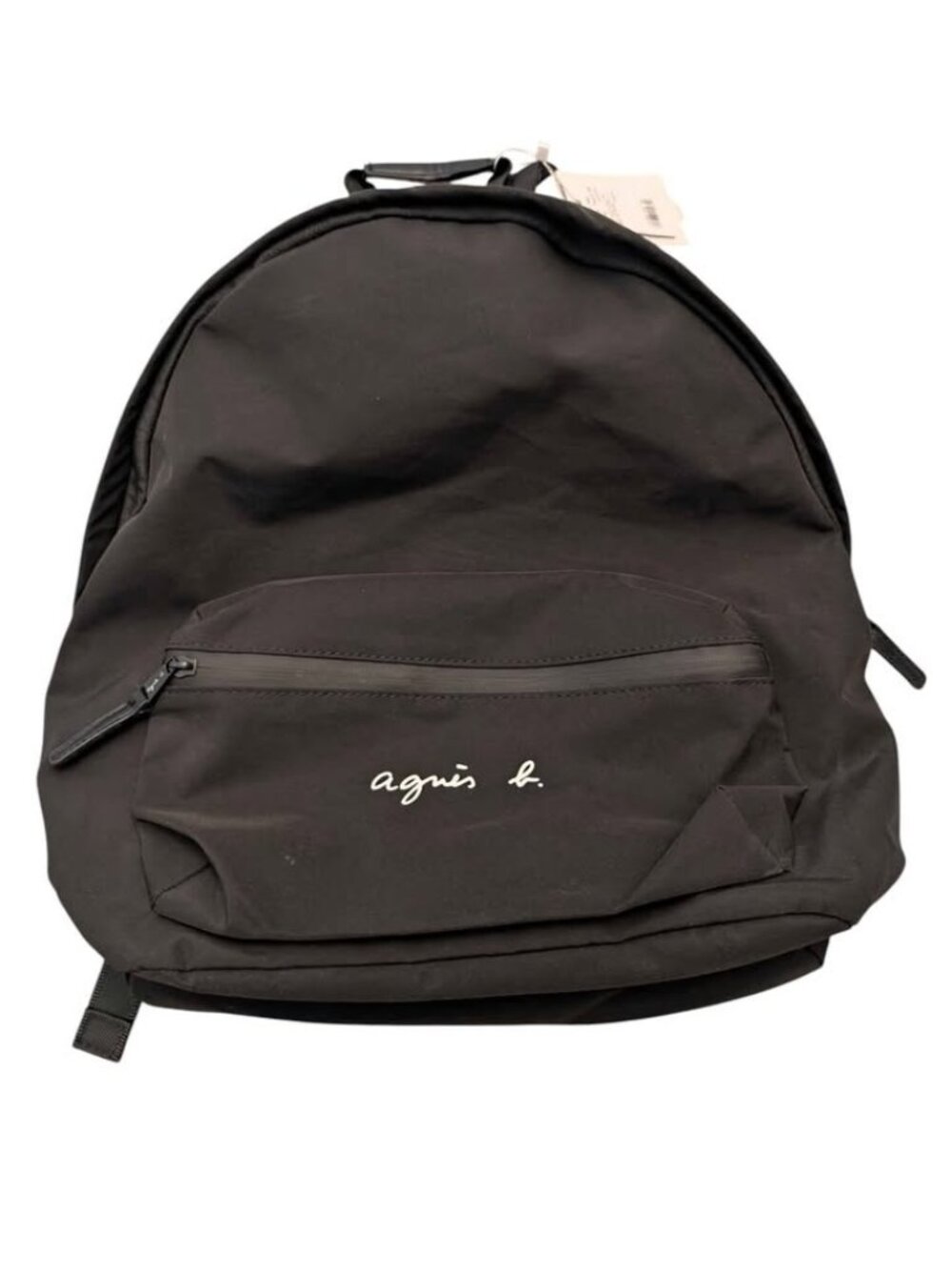 Agnes B Voyage Travel Nylon Black Backpack | NEW Y2k